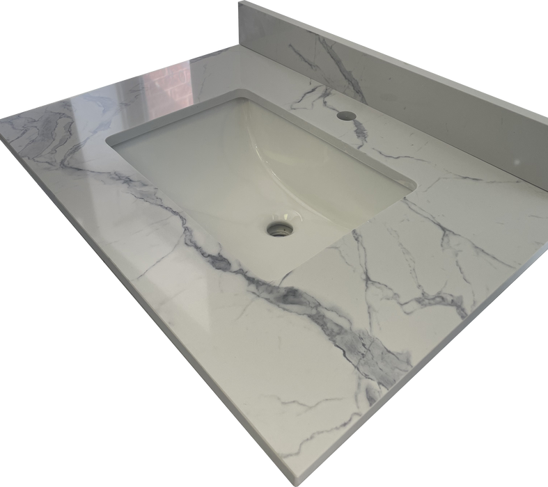 60" Vanity (61" Width) Single Sink Counter Top